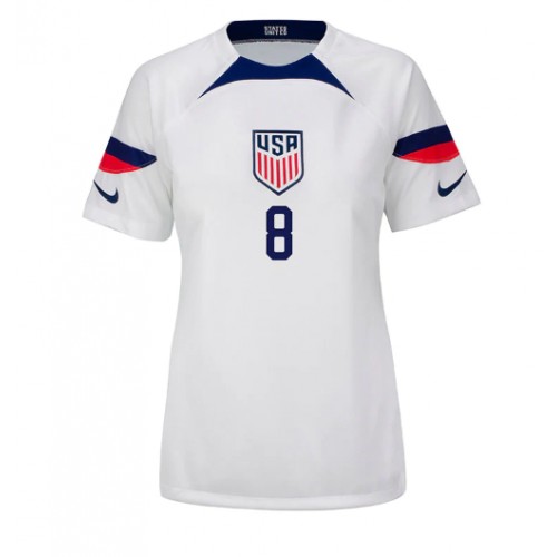 Maillot de foot États-Unis Weston McKennie #8 Domicile Femmes Monde 2022 Manches Courte